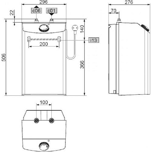 Stiebel Eltron ESH 10 U-N Trend + tap Электрический водонагреватель