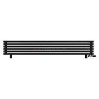 Arbiola Gorizont Ritmo VZ 2200-40-06 секций чёрный горизонтальный  радиатор c нижним подключением (на ножках)