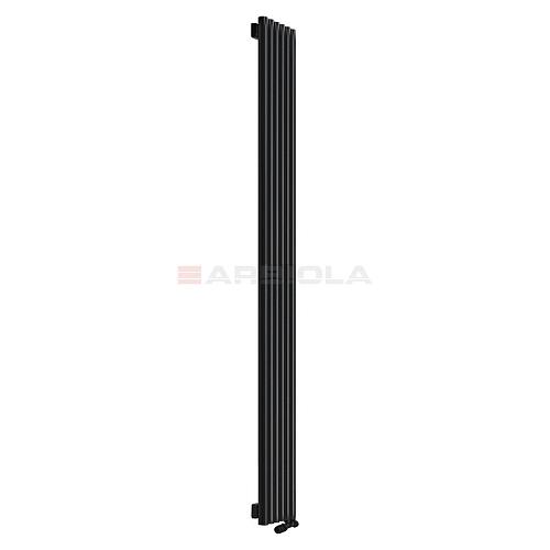 Arbiola Iris 42 V 2000-42-10 секции черный вертикальный радиатор c нижним подключением