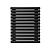 Arbiola Gorizont Iris H 600-42-12 секции черный горизонтальный радиатор c боковым подключением