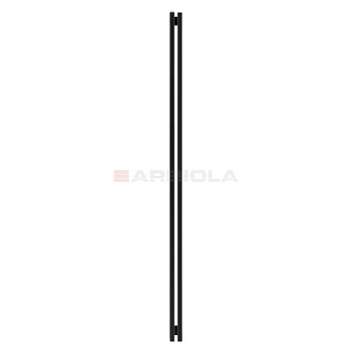 Arbiola Compact H 2000-63-02 секции черный вертикальный радиатор c боковым подключением