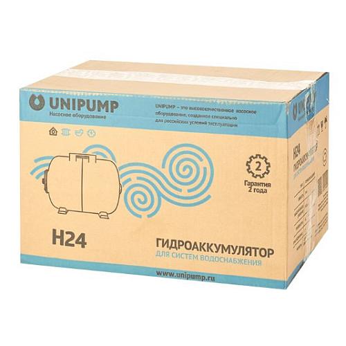 Unipump 24 л (нерж.) Гидроаккумулятор горизонтальный