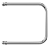 Terminus П-образный 1" БШ 320х600 Водяной полотенцесушитель 