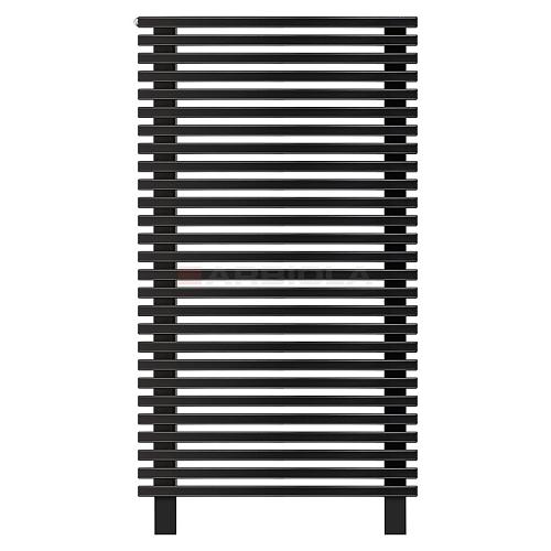 Arbiola Gorizont Compact HZ 700-63-27 секции черный горизонтальный радиатор c боковым подключением с ножками