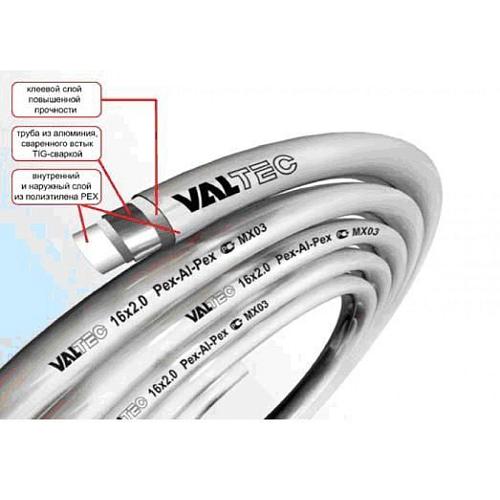 Valtec PEX-AL-PEX (130 м) 16x2,0 мм Труба металлопластиковая 