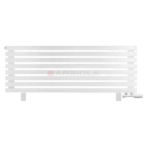 Arbiola Gorizont Ritmo VZ 1200-40-08 секций белый горизонтальный  радиатор c нижним подключением (на ножках)