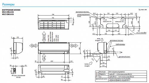 Настенные сплит-системы Mitsubishi Electric MSZ-DM35VA / MUZ-DM35VA Inverter