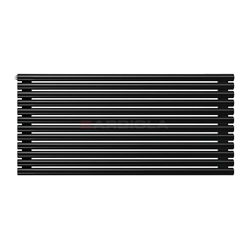Arbiola Gorizont Iris H 1250-42-12 секции черный горизонтальный радиатор c боковым подключением