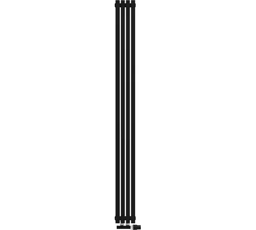 КЗТО QUADRUM 30 V 1-1750-4 R RALTP26X-M215249005 Радиатор (структурный шелк черный) с нижним подключением