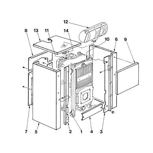 Sime Rondo 2R 10 OF Газовый напольный одноконтурный котел