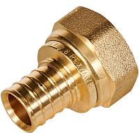 ROMMER Переходник с накидной гайкой (евроконус) 20xG3/4 для трубы из сшитого полиэтилена осевой