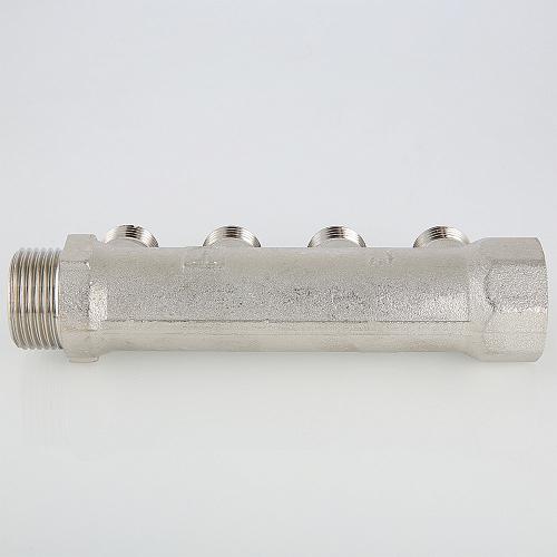 Valtec 3/4", 3 х 1/2" Коллектор с наружной резьбой 3 вых. (плоское уплотнение)